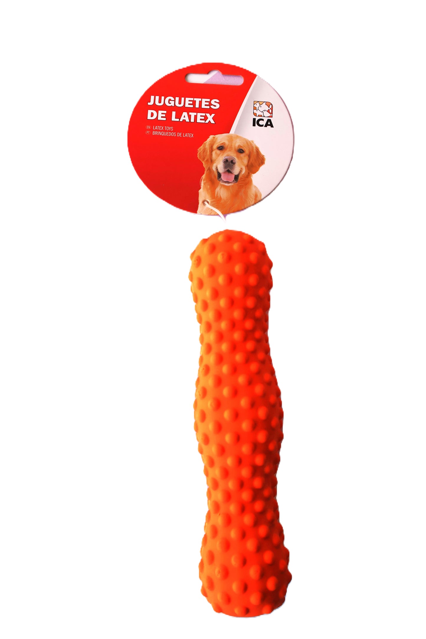 Latex dog toy. The squeaky sound will delight your dog!