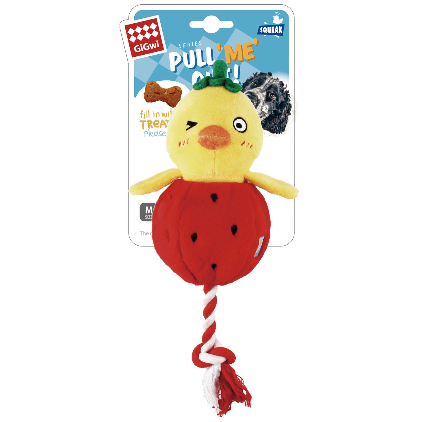GiGWI Two-in-One Toy. Hide-and-Treat Chick