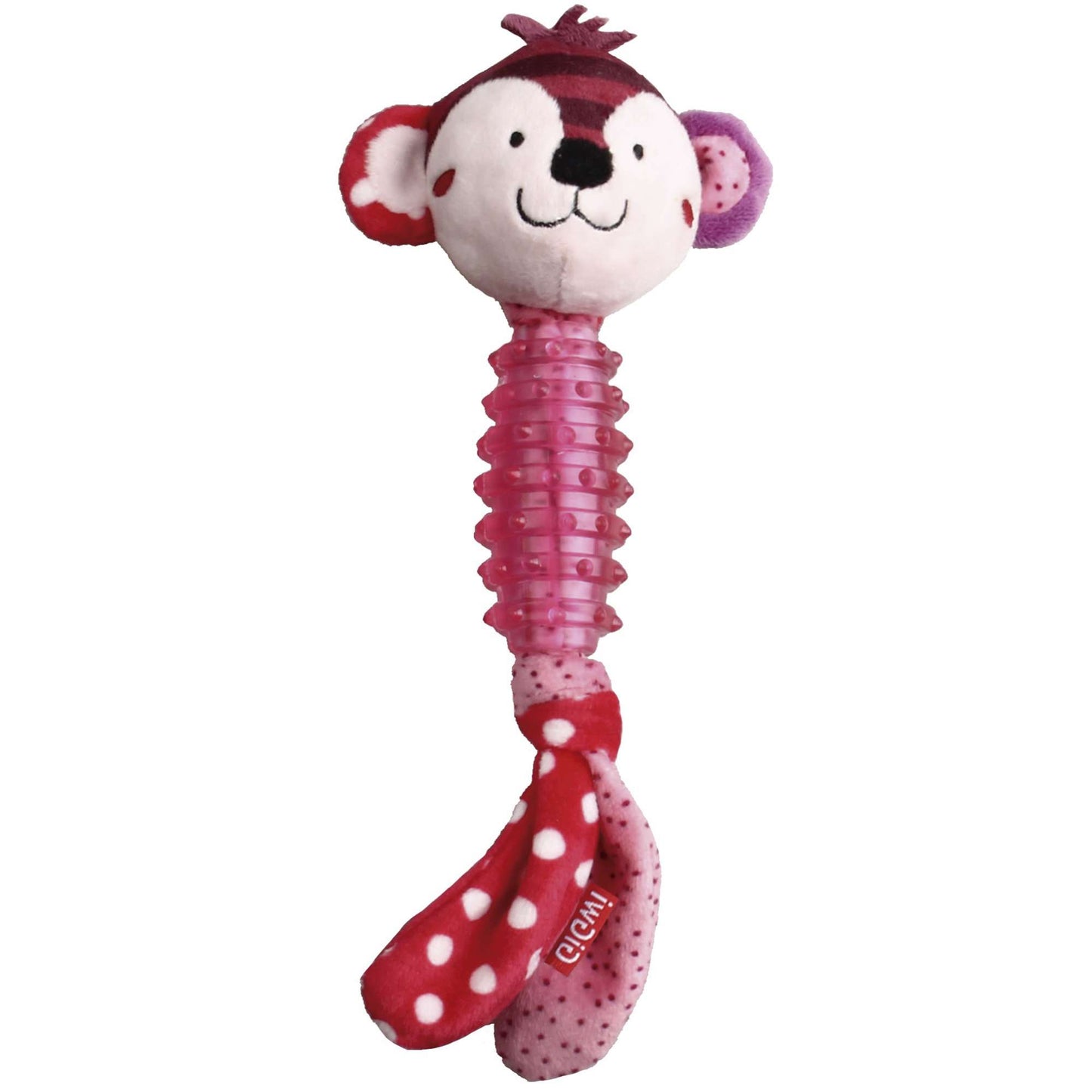 Perfect toy for puppies and small breeds. GiGWI Suppa Puppa Monkey They love it!