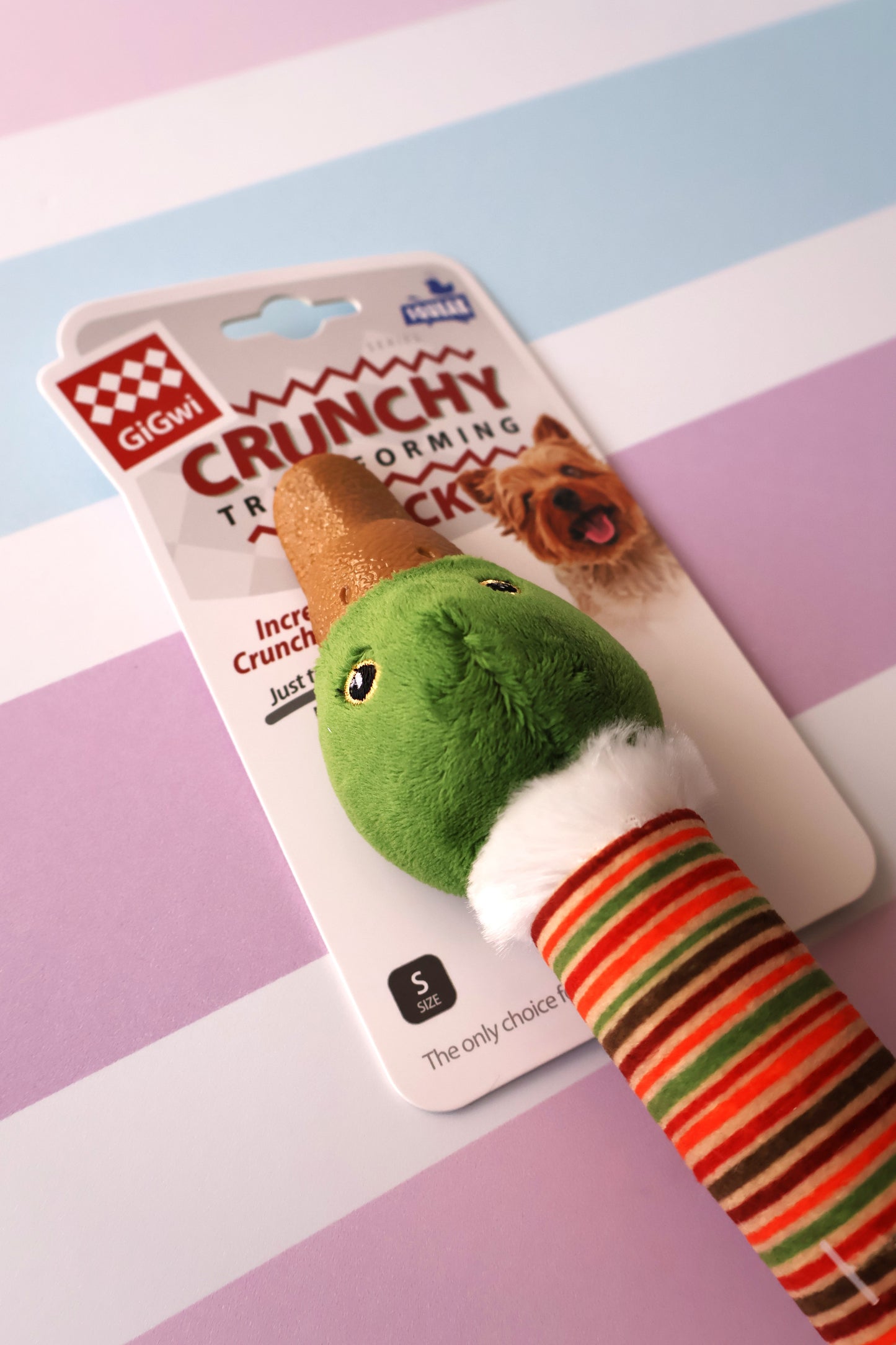 Long Neck Duck Dog Toy