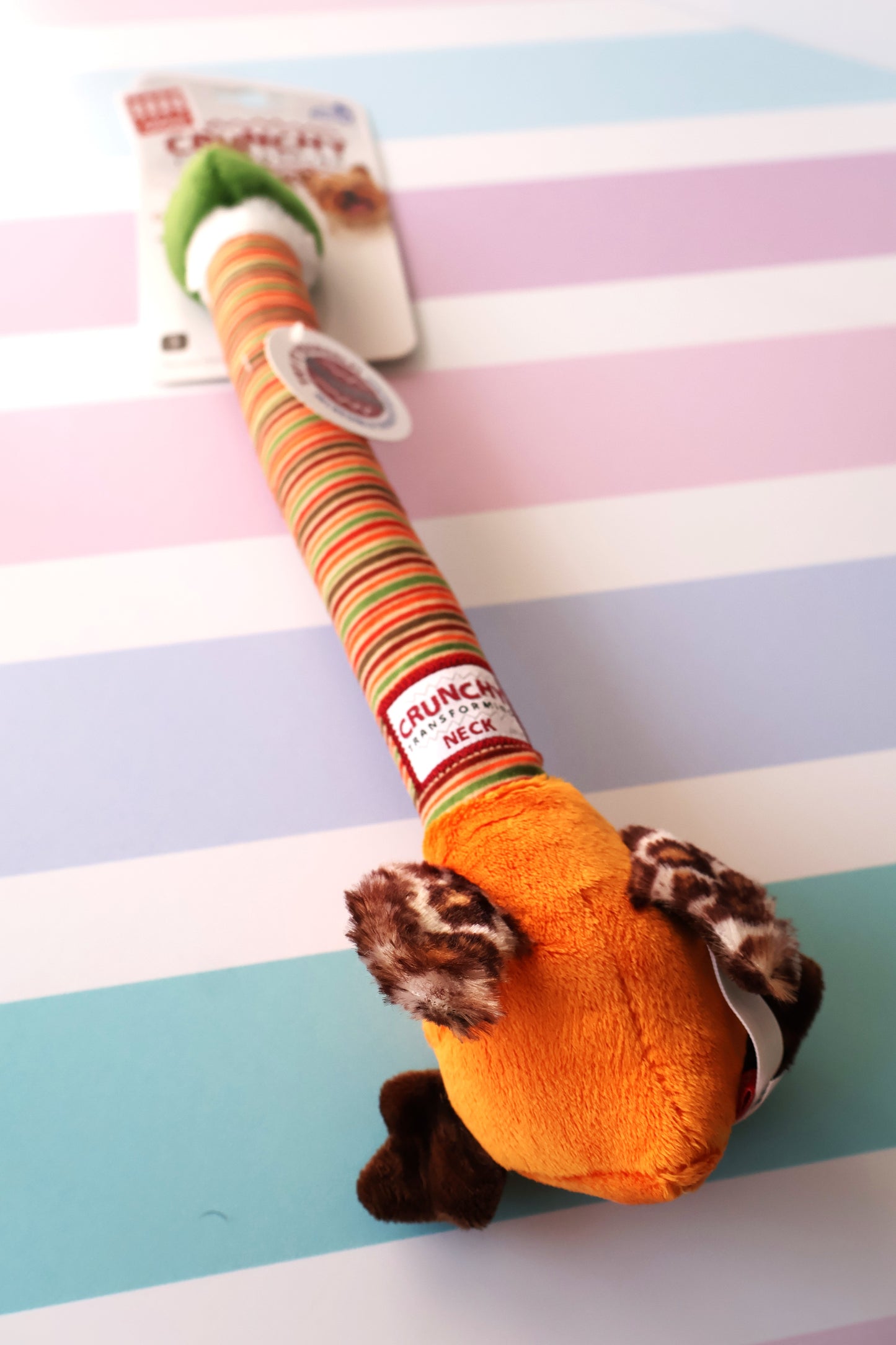 Long Neck Duck Dog Toy