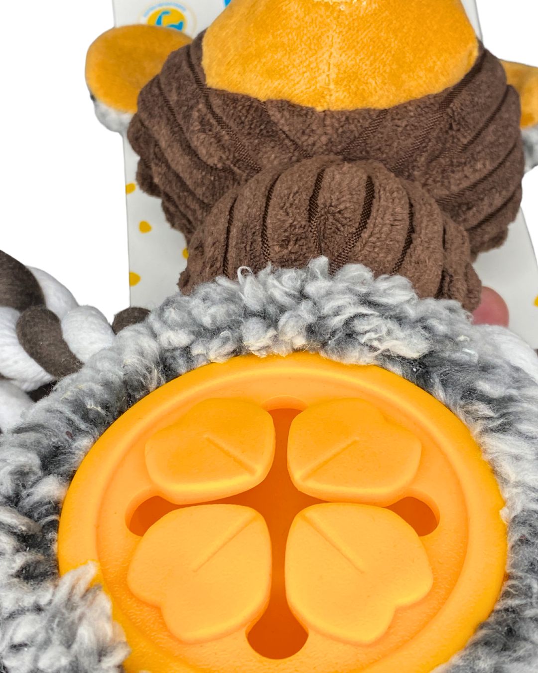 2 in 1 Dog Toy! Toy + Treat Hider. Animal Bear Premier Dog
