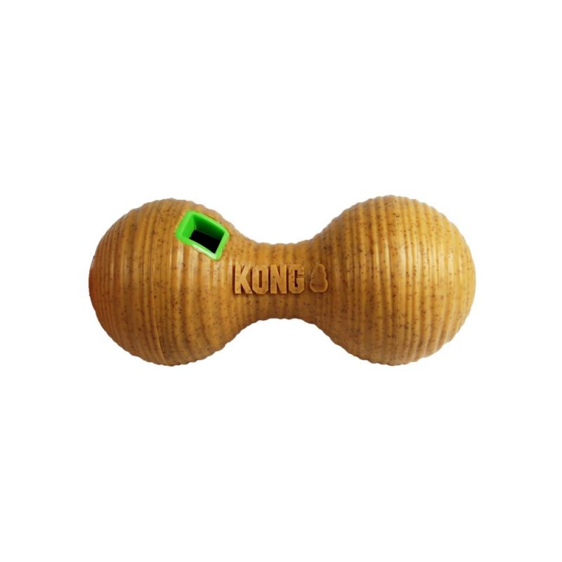 KONG BAMBOO FEEDER - Dispenses treats but quietly!