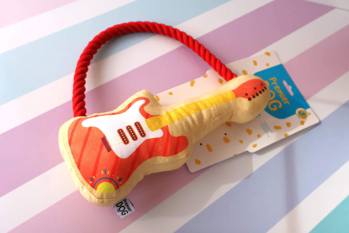 Premier DOG Toy Orange Guitar