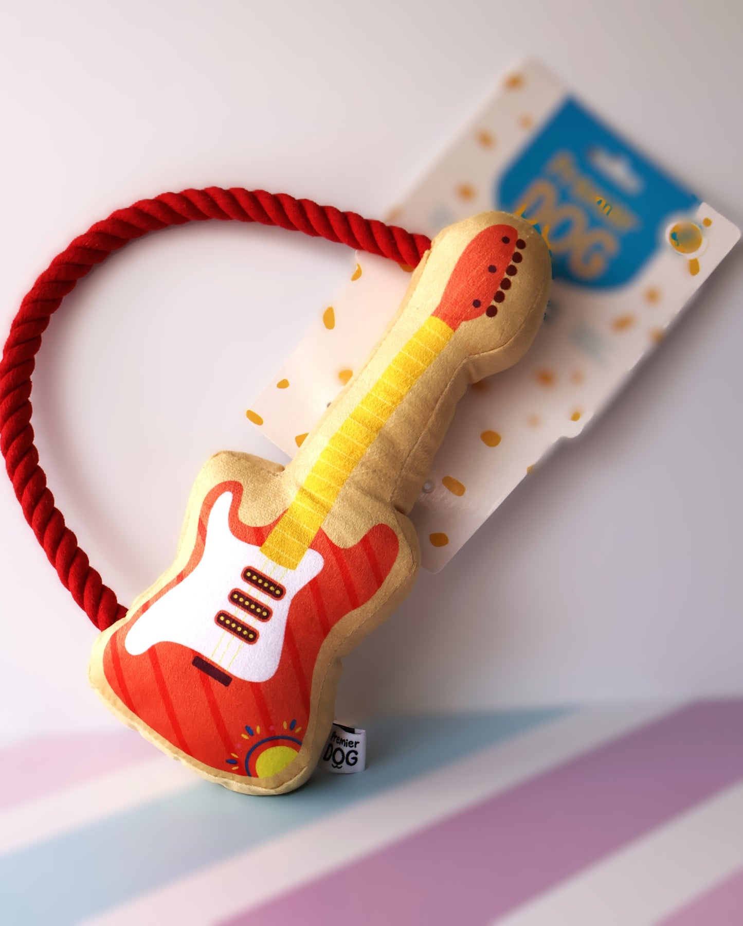 Premier DOG Toy Orange Guitar