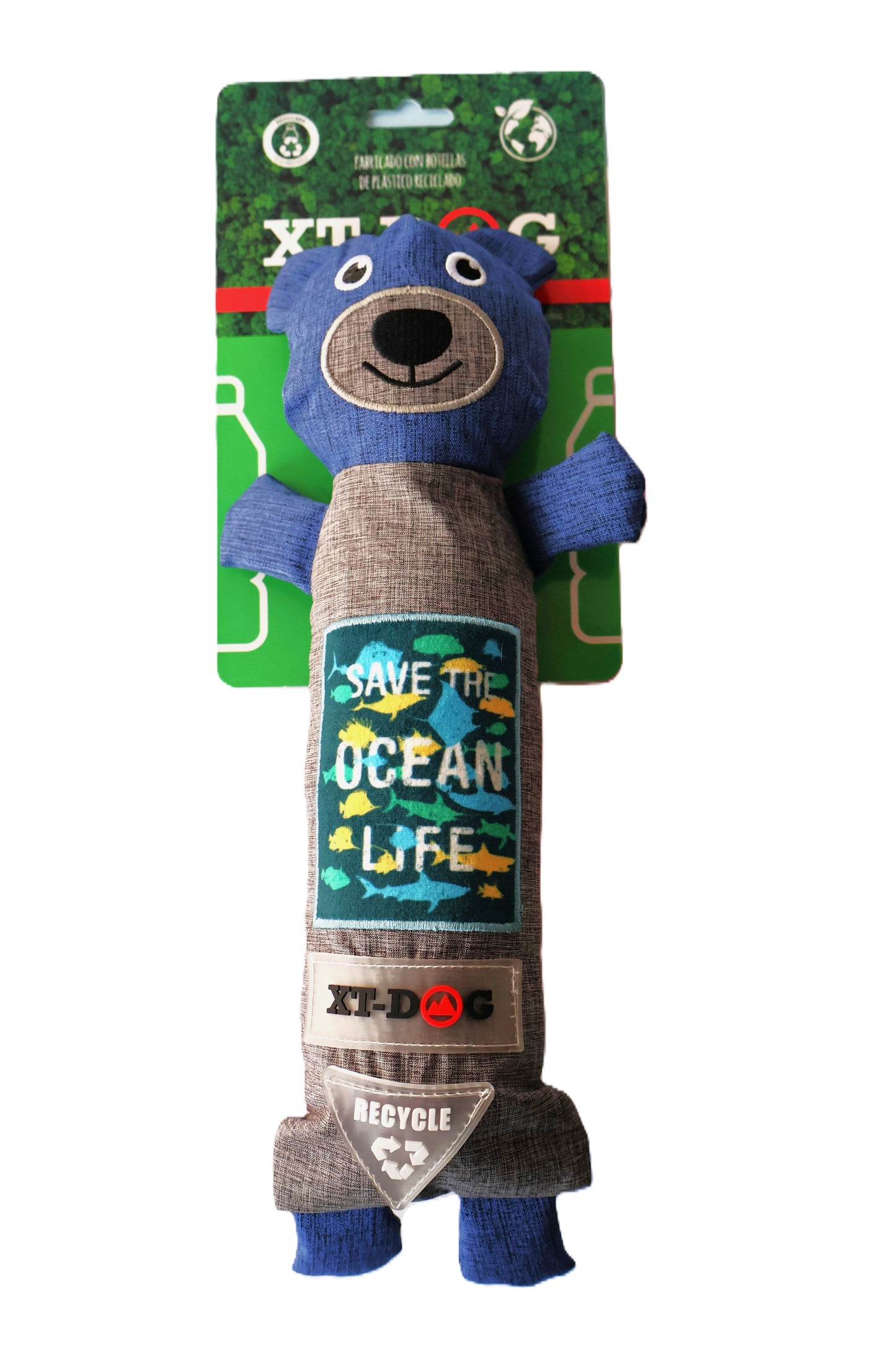 Extra Strong ECO XT-DOG 36cm Recycled Toy Change the bottle inside!