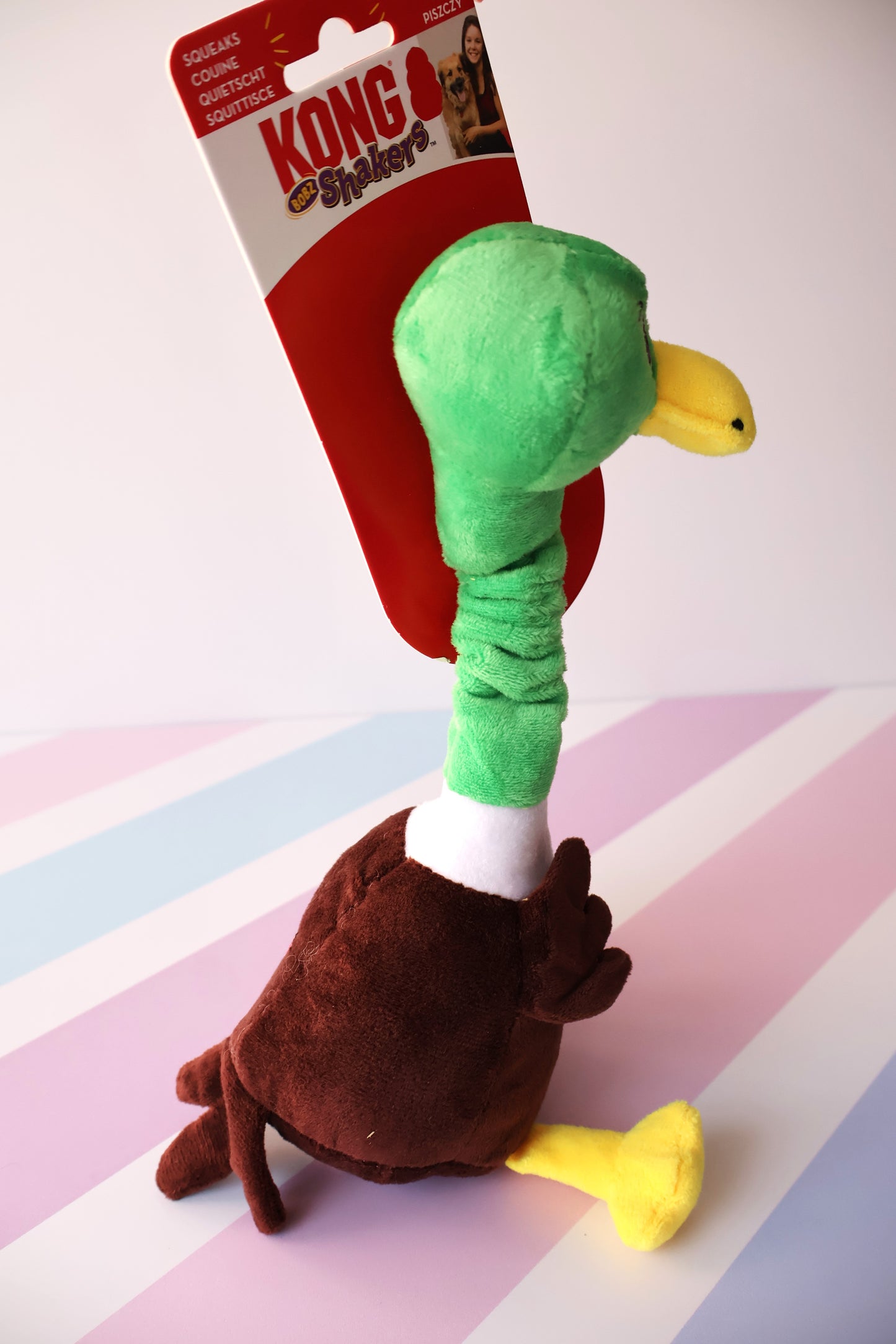 KONG Duck Toy with Sound. KONG Quality