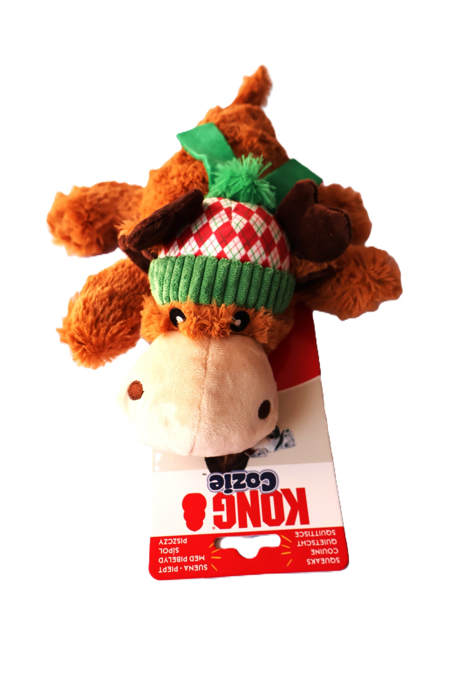 KONG Toy Donkey with Christmas Hat