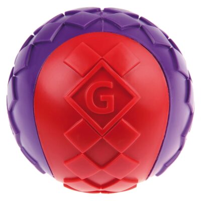 Pelota para perros Gigwi OFICIAL ultra-resistente. Medida Universal. Preparada para el juego más extremo. MAXIMO REFUERZO TPR de alta calidad.