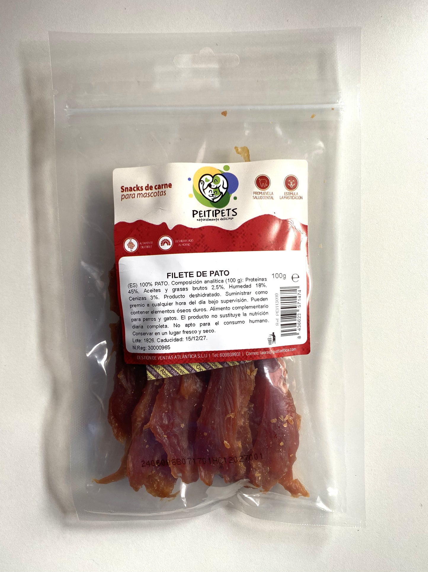 FILETE DE PATO. Peso: 100 GRMS