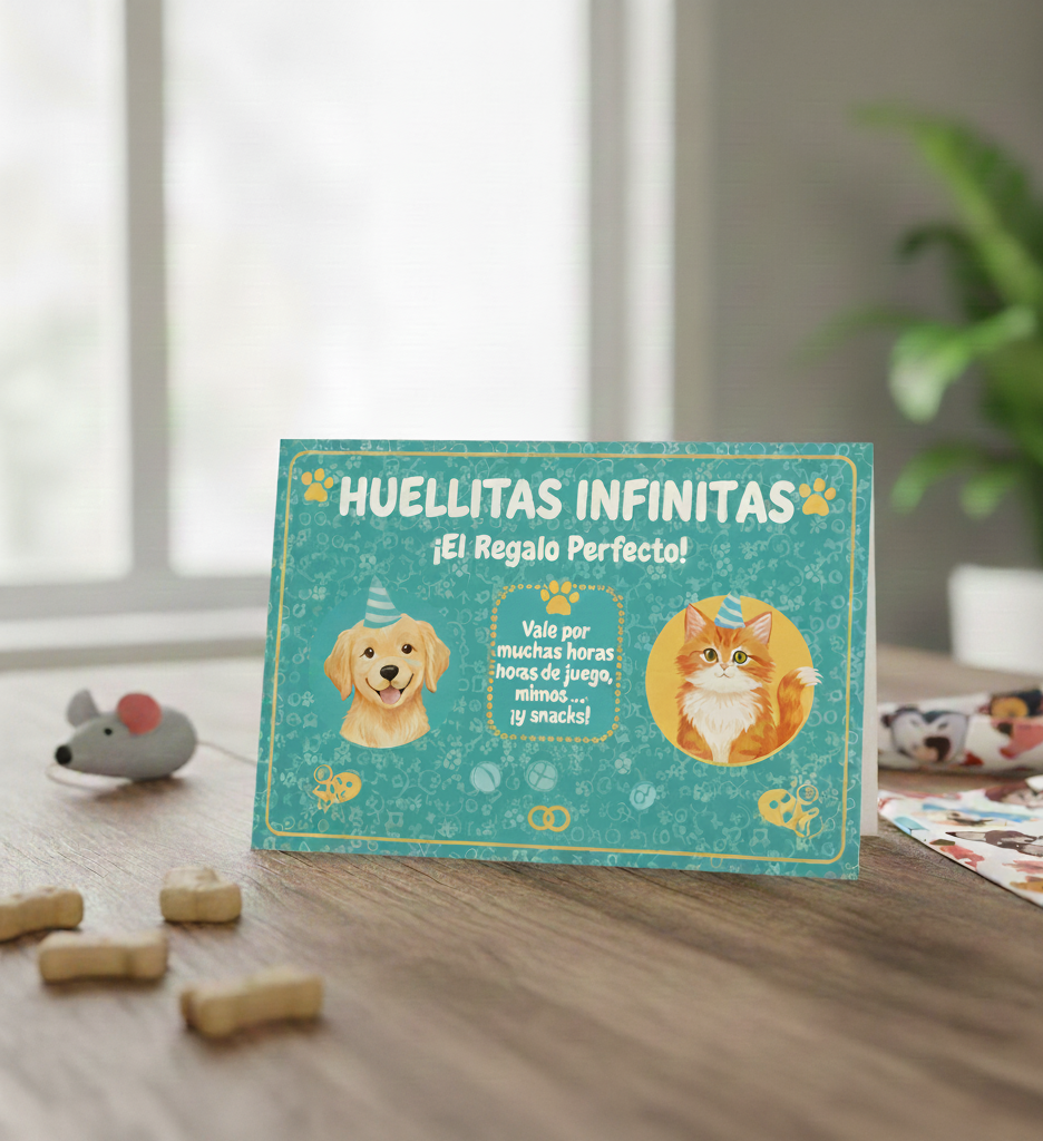 Tarjeta Regalo de HUELLITAS INFINITAS