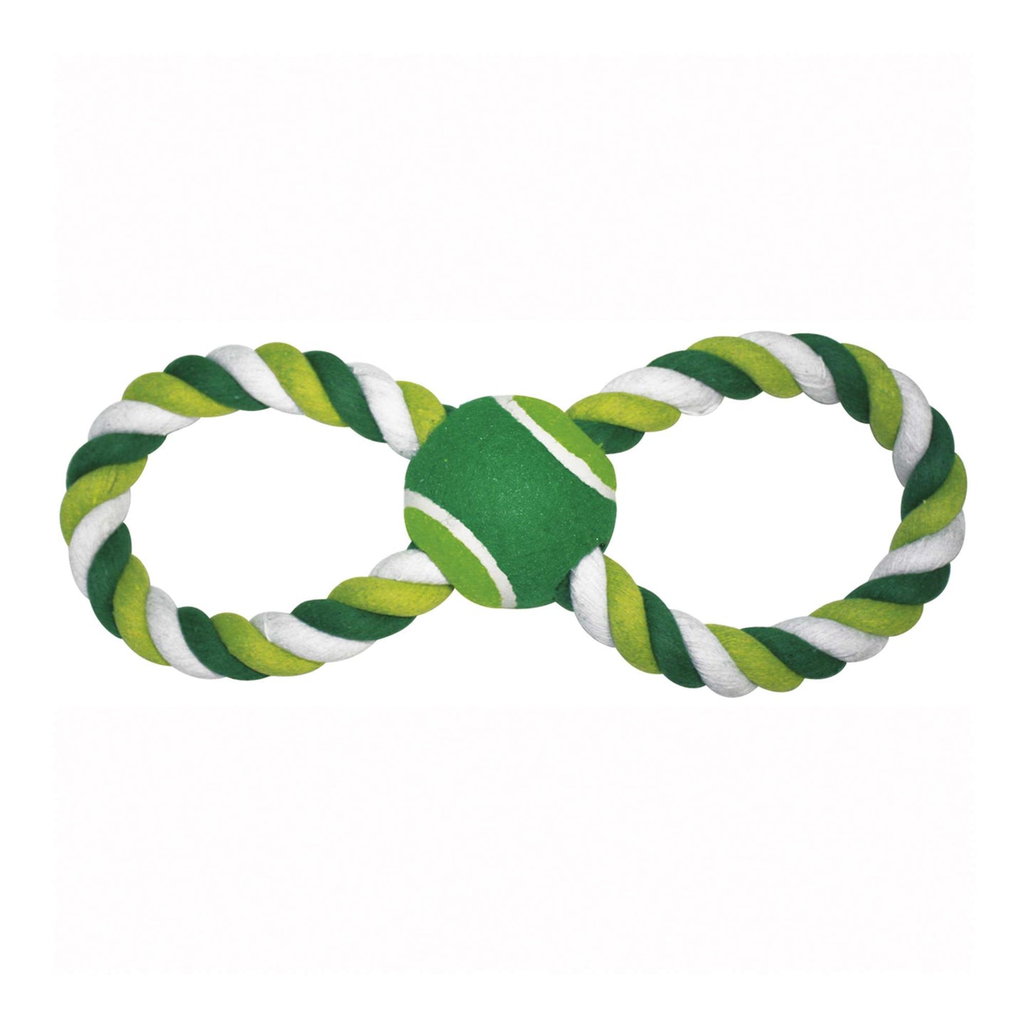 Dog Tooth Cleaning Toy - Mint Scented Dental Puller Toy with Ball Center