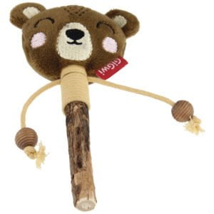 Cat toy. Eco line bear cat toy with silvervine by GiGWI – CATCH & SCRATCH with silvervine GiGwi