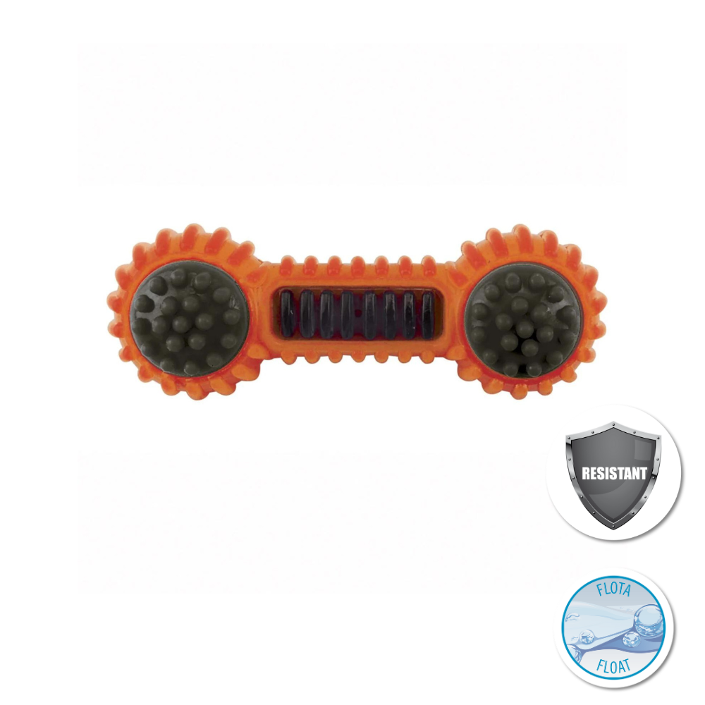 Highly resistant Destroyer weight toy measuring 15cm.