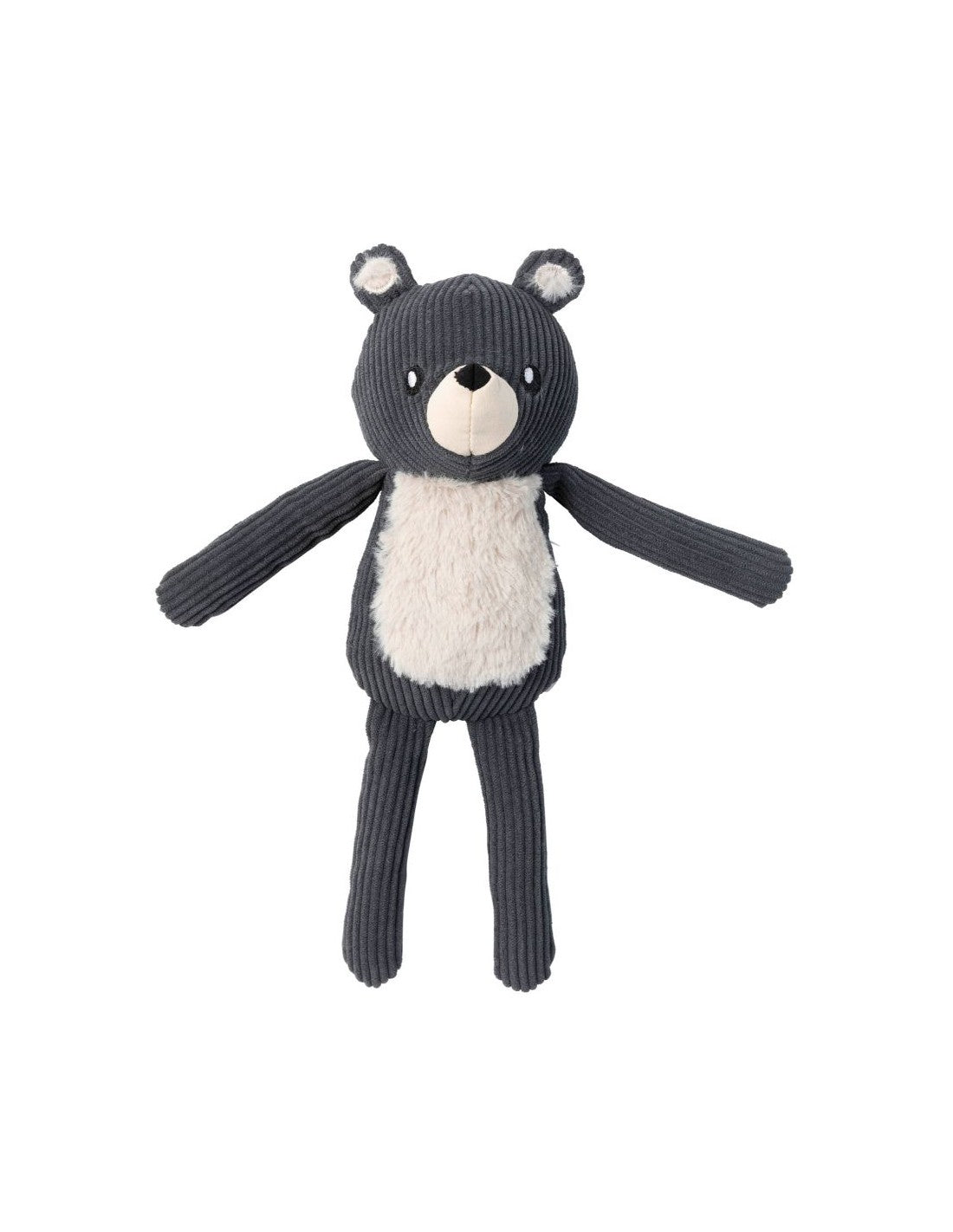 Juguete OSO SLATE de pana resistente para perros.