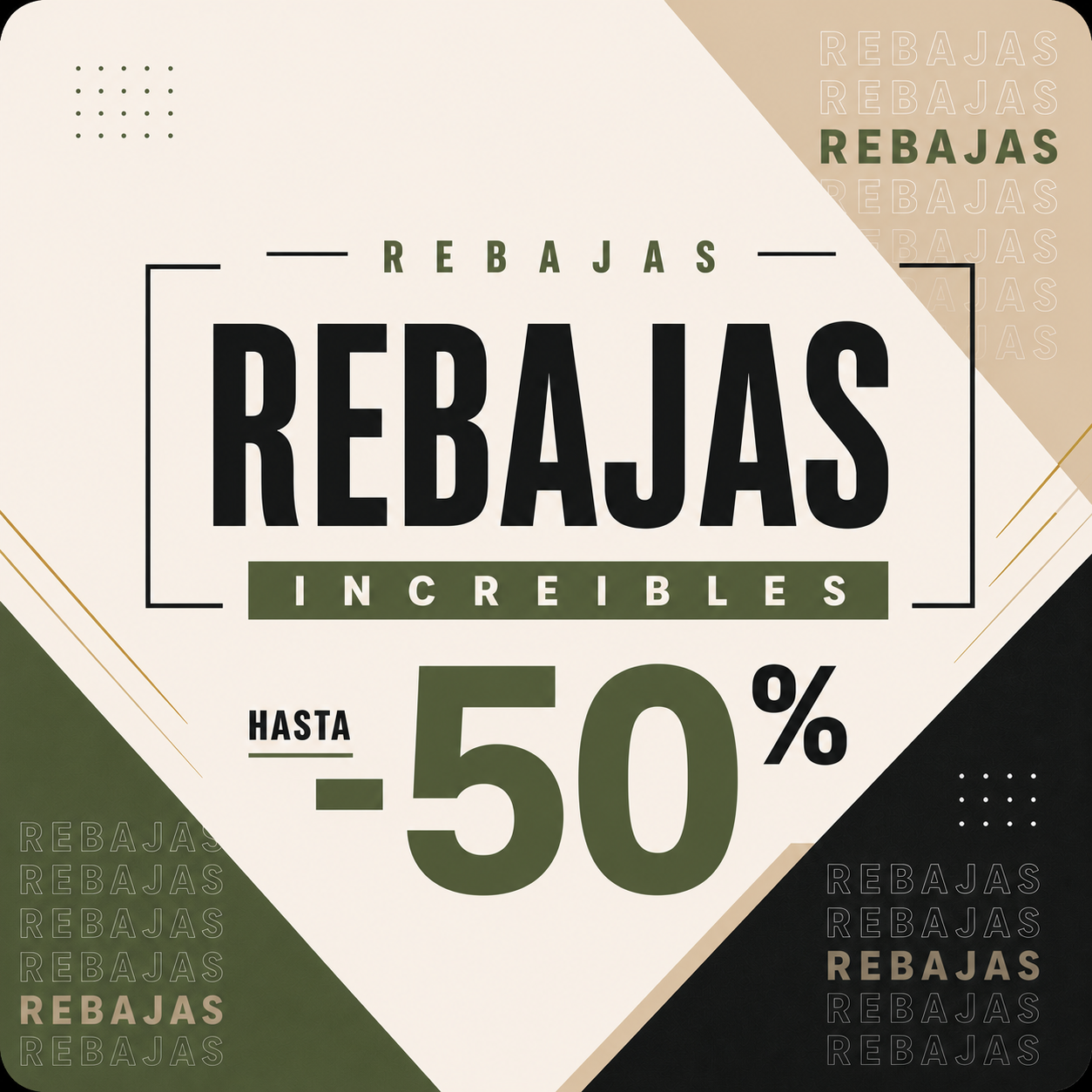 Rebajas -50% DTO.