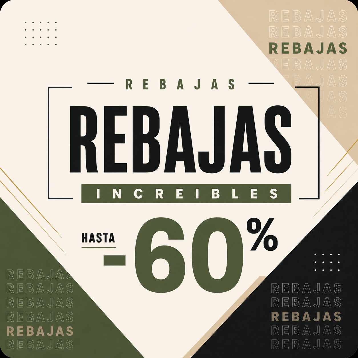 Rebajas -60% DTO
