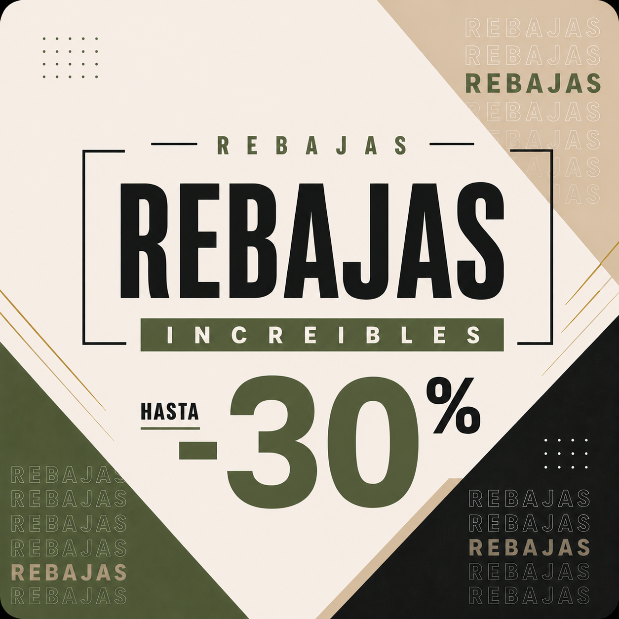 Rebajas hasta -30% DTO