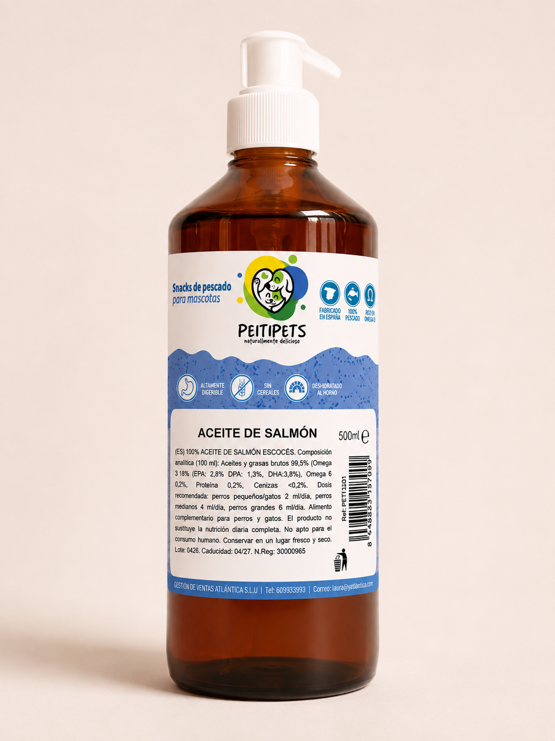 ACEITE DE SALMÓN 500ML