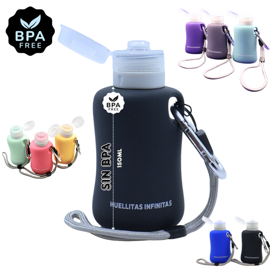 Purple pee clean bottle