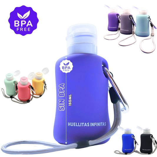 Purple pee clean bottle