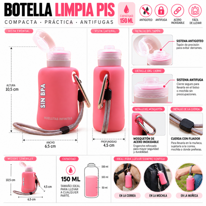 Botella Limpia Pipís Perros - Edic. Especial Rosa