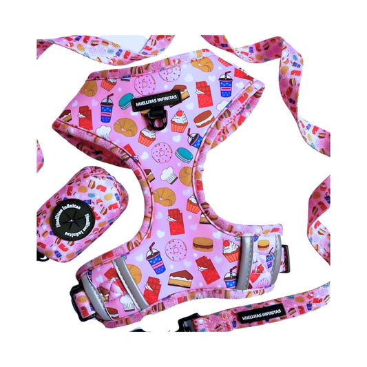 Sweet Wishes Collection Pack consisting of: Harness + Leash + Bag Holder.