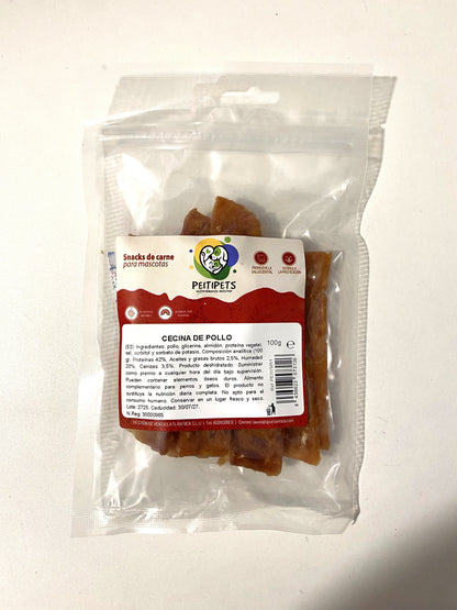 CECINA DE POLLO Peso: 100 GRMS.