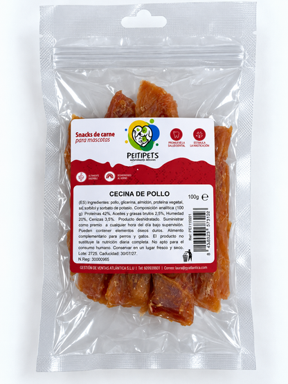 CECINA DE POLLO Peso: 100 GRMS.