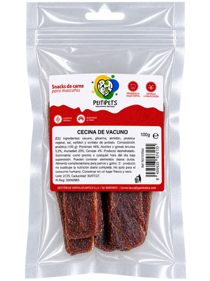 CECINA DE VACUNO para Perros 100 g