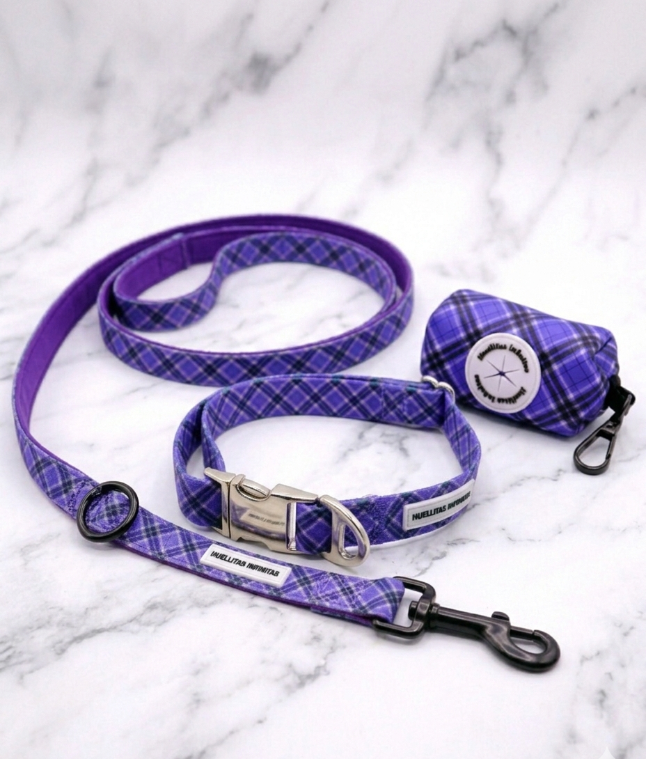 Pack Colección COLLAR LAVANDA Mirror Closure + Correa + Portabolsas