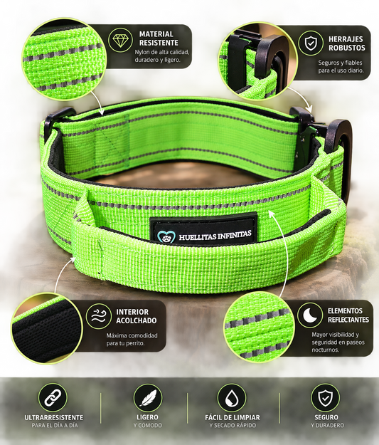 Pack Collar Táctico+Correa Táctica Multiposición+Portabolsas-
