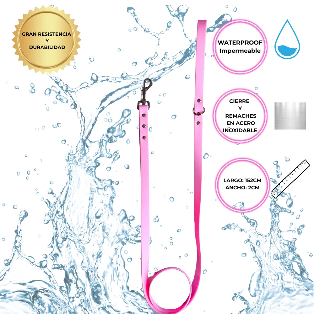 Correa Waterproof High Resistant Rosa.  Gran durabilidad