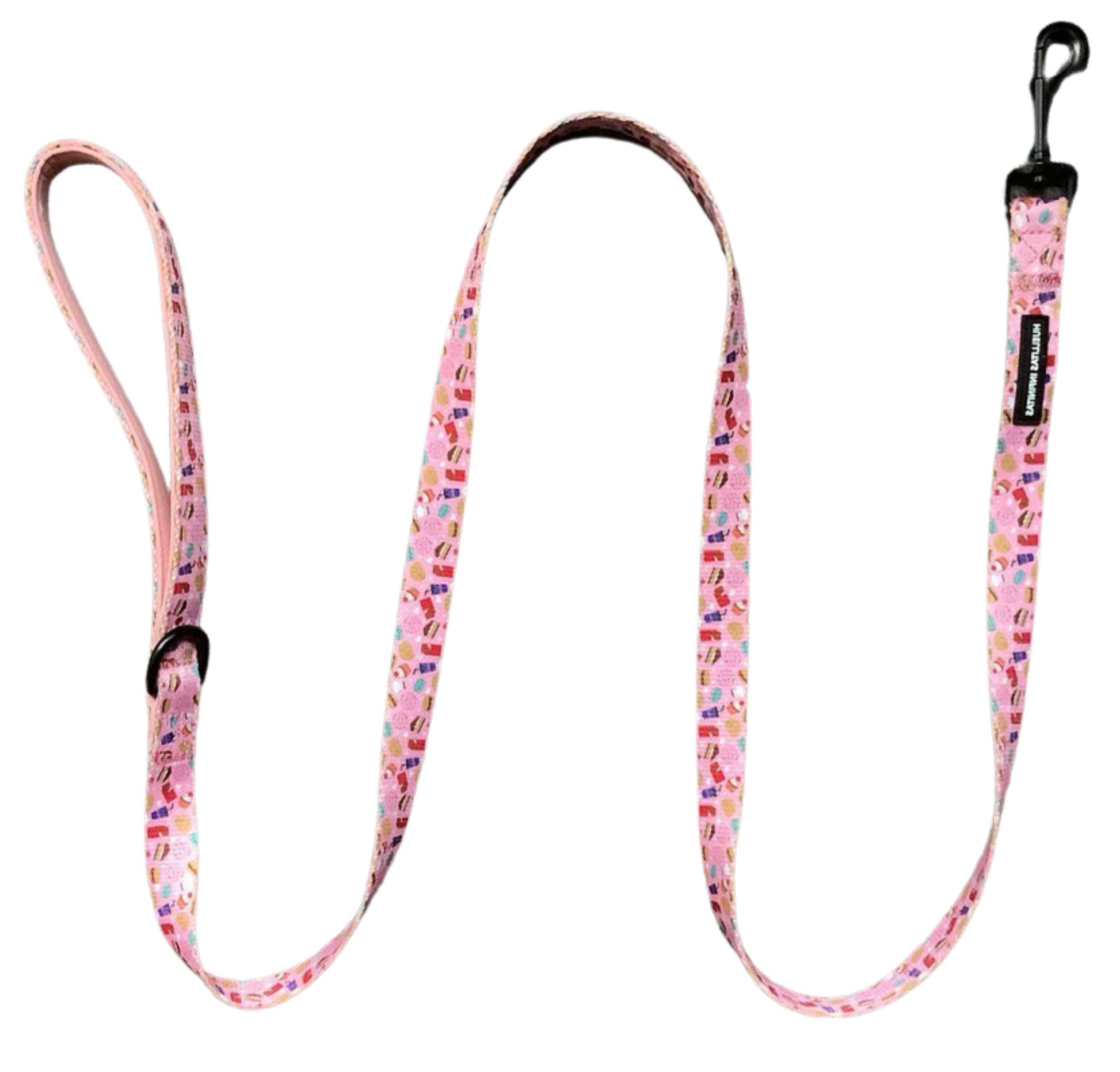 Correa estampada con dibujos de 150cm de color rosa para perros Coleccion Dulces Deseos.Tienda online de accesorios para perros y gatos 105