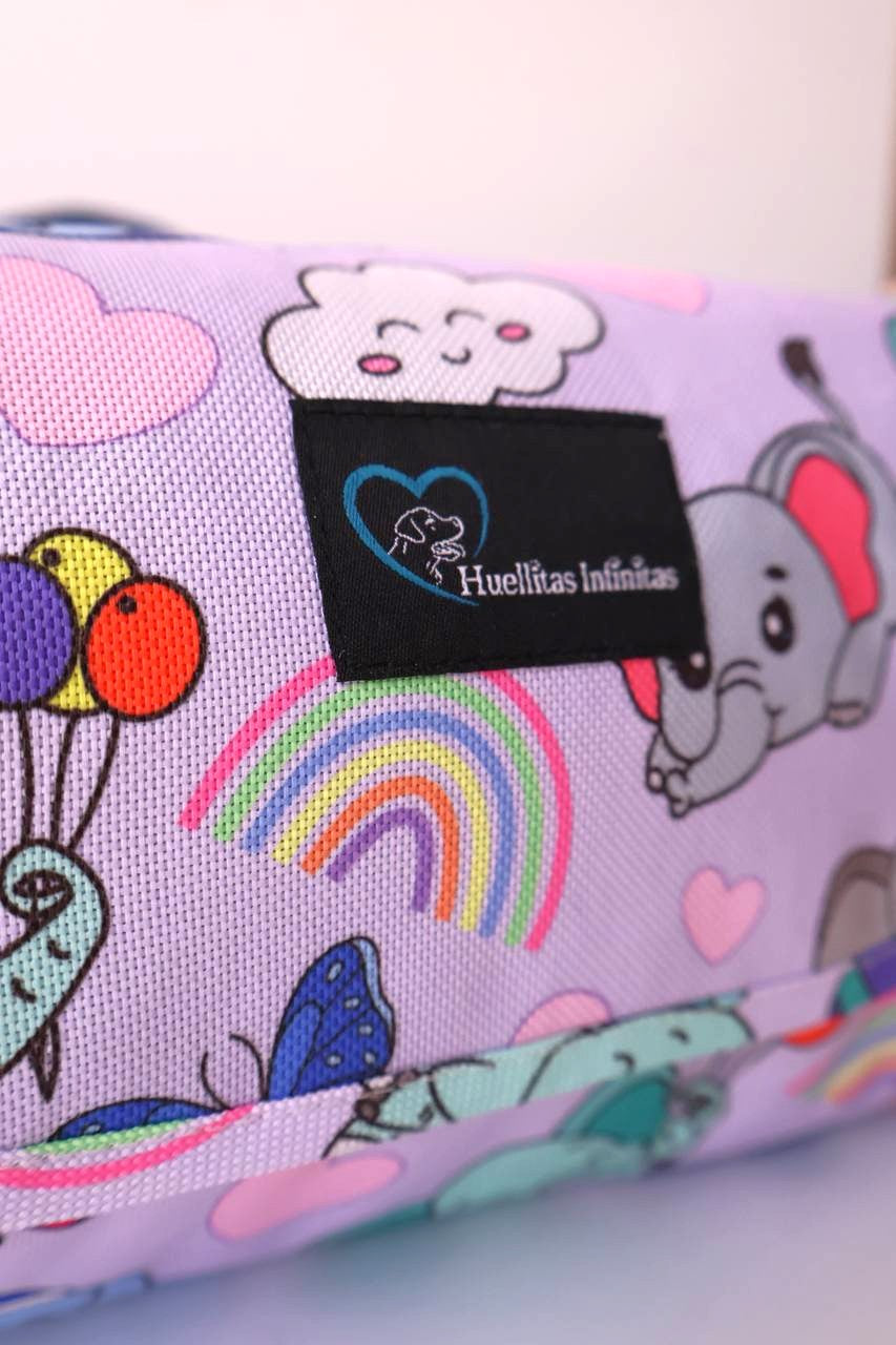 Cama Anti-arañazos + Waterproof Enrollable Colección Funny Elephants