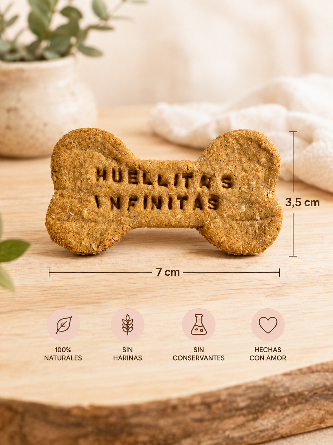 Petgalleta Huesito Huellitas Infinitas