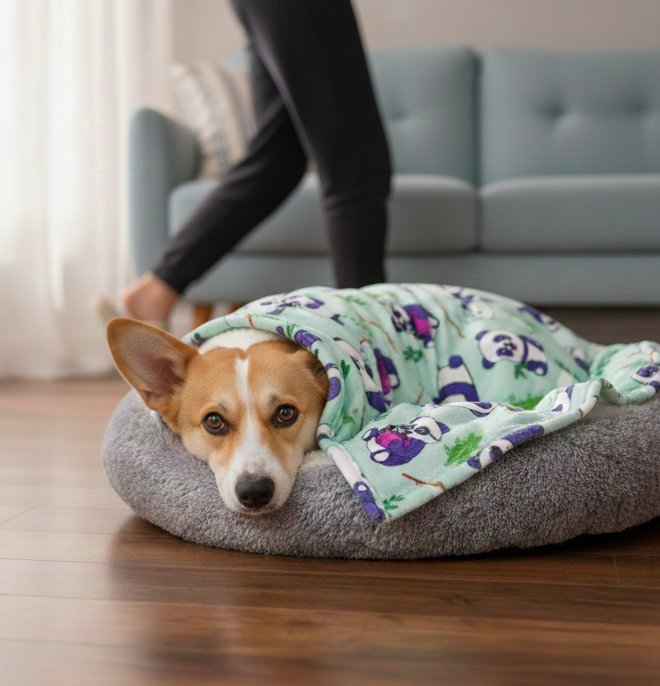 Sweet Pandas Blanket. Wrap up in the warmth of the most adorable Panda family. 