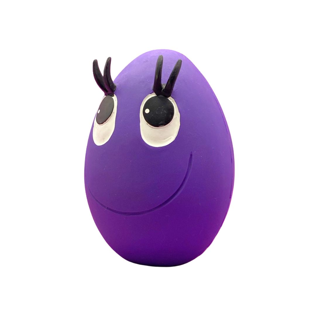 Huevo Juguete para Perros, Tamaño EXTRA BIG Talla XL 14cm x 10cm (de Alto x Ancho). El tamaño más grande NO TÓXICO. Huevos LANCO de Látex para perros