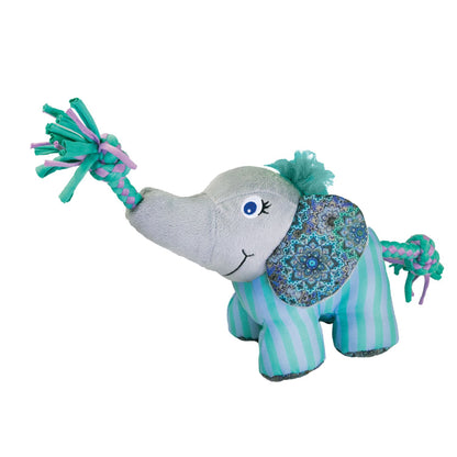 KONG Elefante para cachorros y adultos. Talla S-M. KNOTS CARNIVAL ELEPHANT.