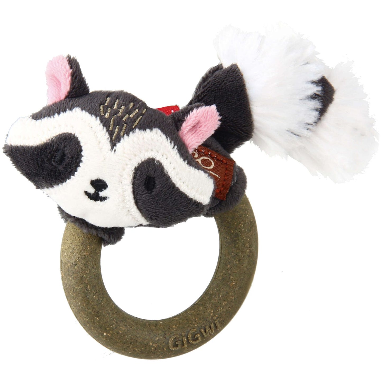 Juguete para gatos ecológico. Nuestro amigo Mapache con silvervine ¡Le encantará!