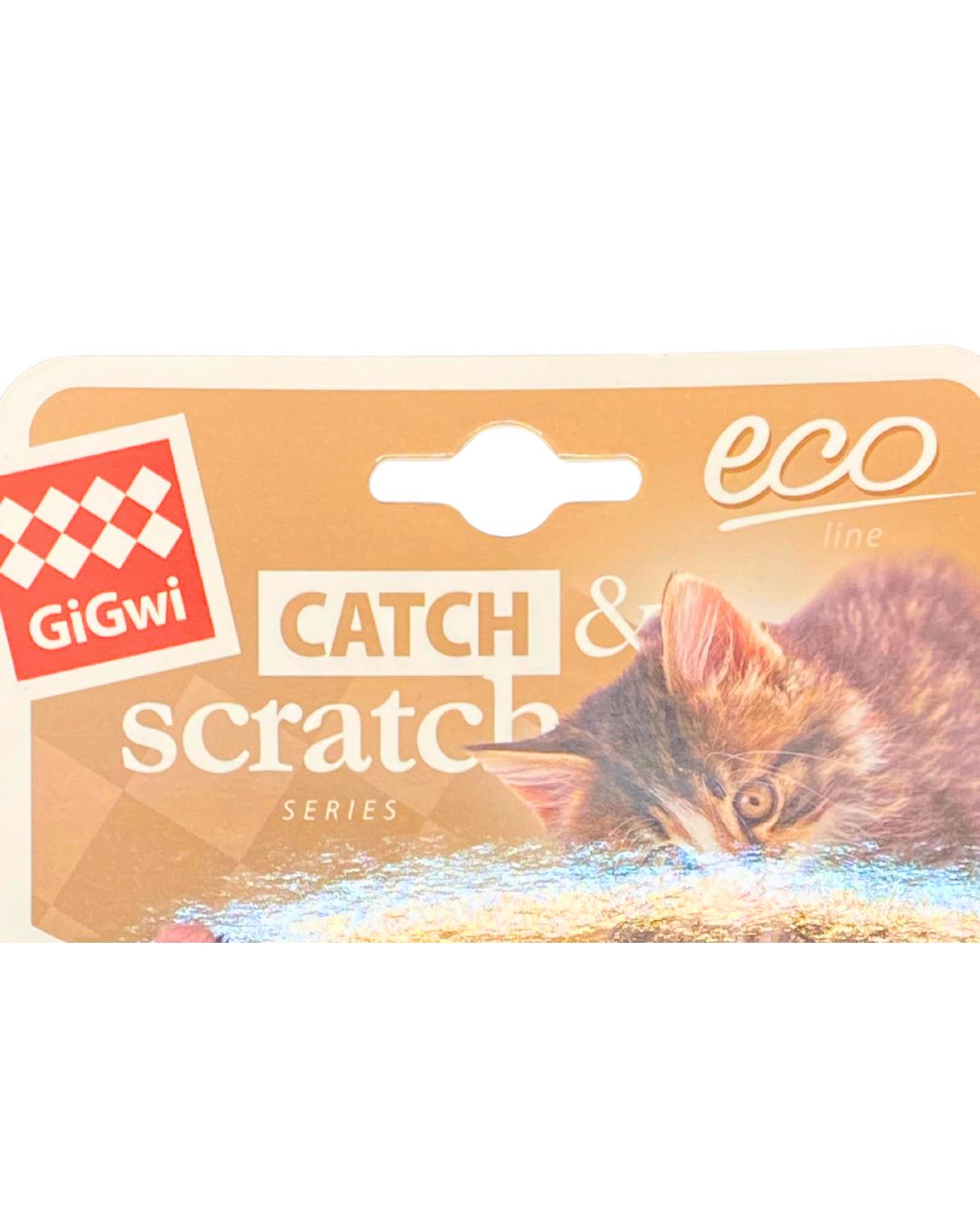 Juguete para gatos ecológico. Nuestro amigo Mapache con silvervine ¡Le encantará!