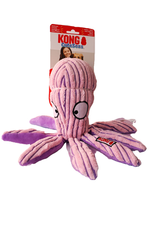 KONG Juguete Pulpo Rosa de Kong para tu perro/a