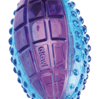 GigWi Juguete Rugby con cuerda de lanzamiento. Alta resistencia al juego extremo.