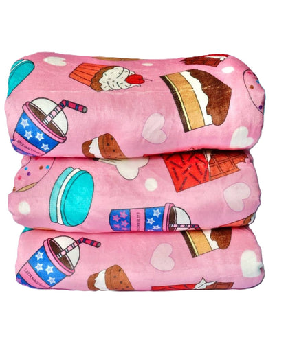 Sweet Wishes Blanket. Keep warm with the beautiful design of our pinkest blanket. 