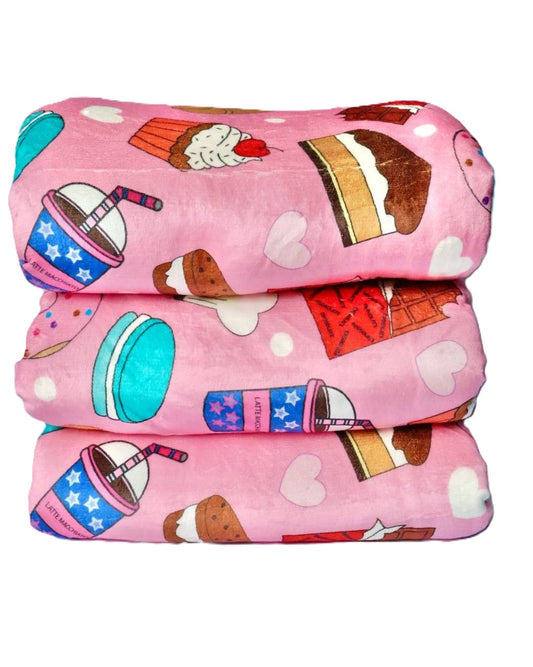 Sweet Wishes Blanket. Keep warm with the beautiful design of our pinkest blanket. 
