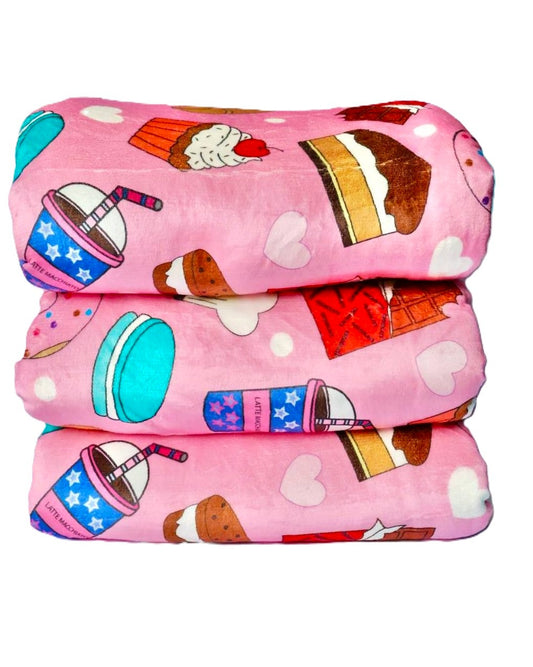 Sweet Wishes Blanket. Keep warm with the beautiful design of our pinkest blanket. 