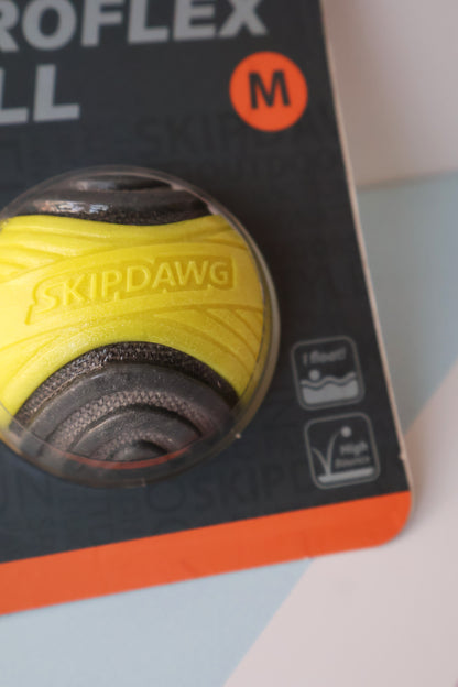 Pelota Skipdawg DuroFlex Comportamiento PERFECTO. Máxima Fiabilidad y Resitencia MEJOR refuerzo en TPR 5*