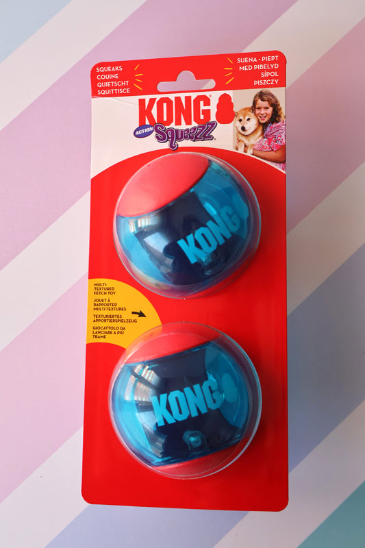 PACK Dos Pelotas KONG  Talla L. Fuerte Resistencia y Durabilidad. Garantía KONG