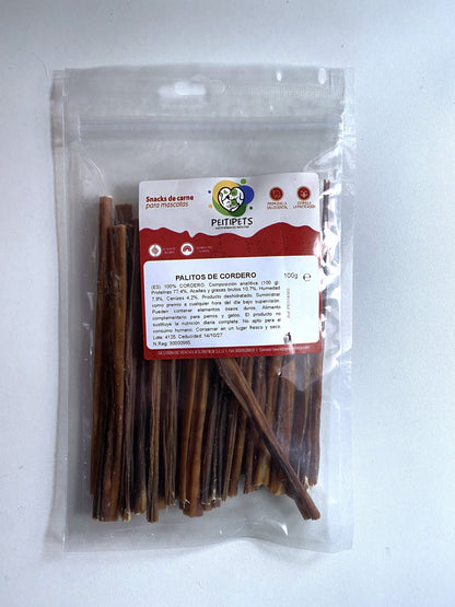 PALITOS DE CORDERO 15cm Peso: 100 GRMS.