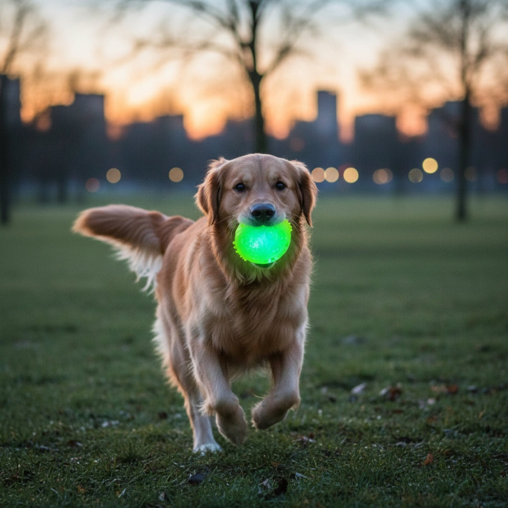 Pelota Que Se Ilumina Al Rebote ¡ Hasta 50 horas de Luz!